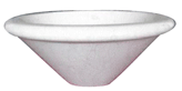 Stone sink MS07 Nguri White 50x20cm